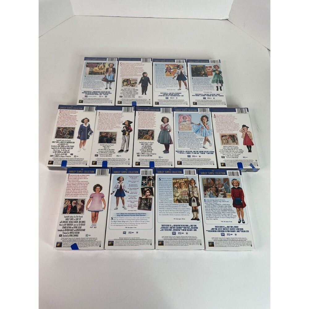 New Shirley Temple Lot Of 13 VHS Tapes, Sealed, Vintage, Slim Case. - Picture 5 of 5